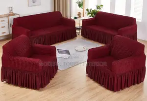 7 Seaters Maroon Turkey Sofa Covers