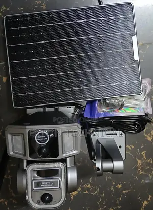 Solar Triple-Lens Linkage Camera Human Motioon Detector