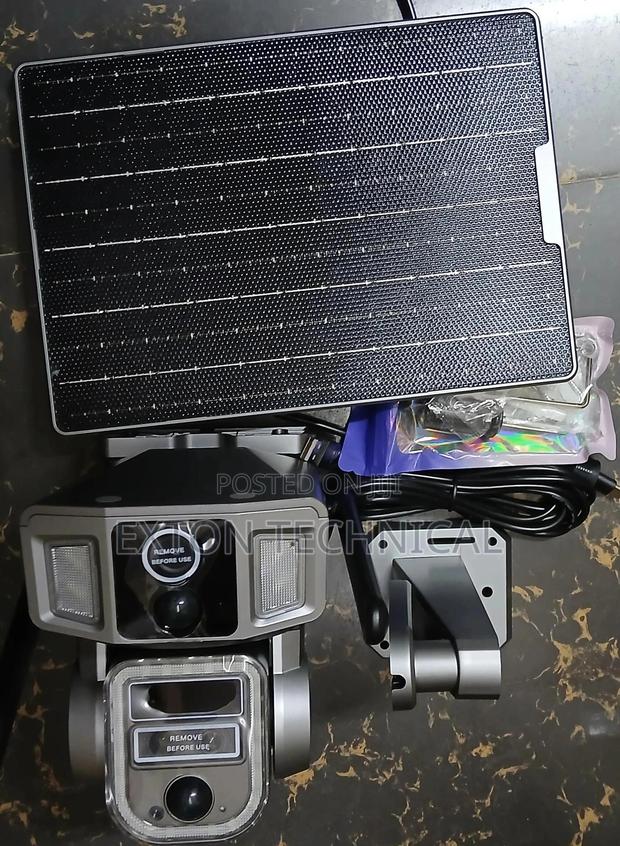 Solar Triple-Lens Linkage Camera Human Motioon Detector - main view