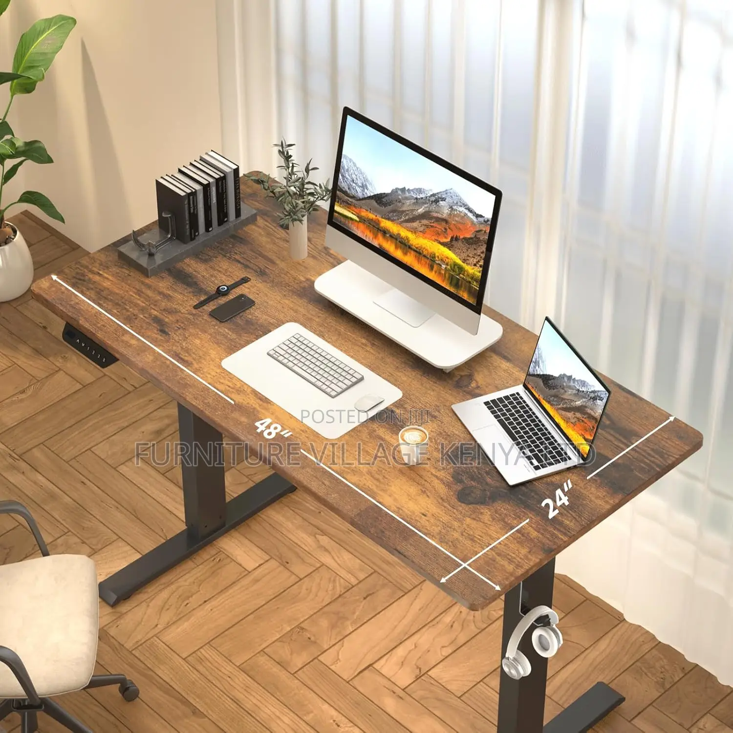 48 * 24 Inch Electric Ergonomic Standing Desk