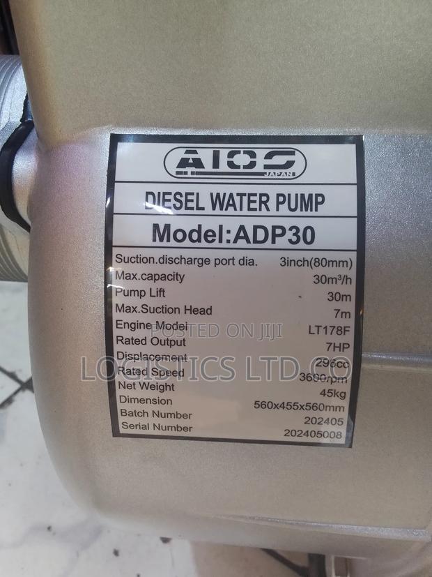 Aico 3 Inch Diesel Water Pump - thumbnail 3