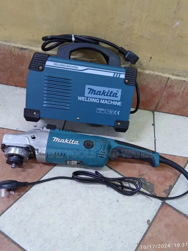 Makita Combo Welding Machine 500amp and Makita Angle Grinder 9' 2100w