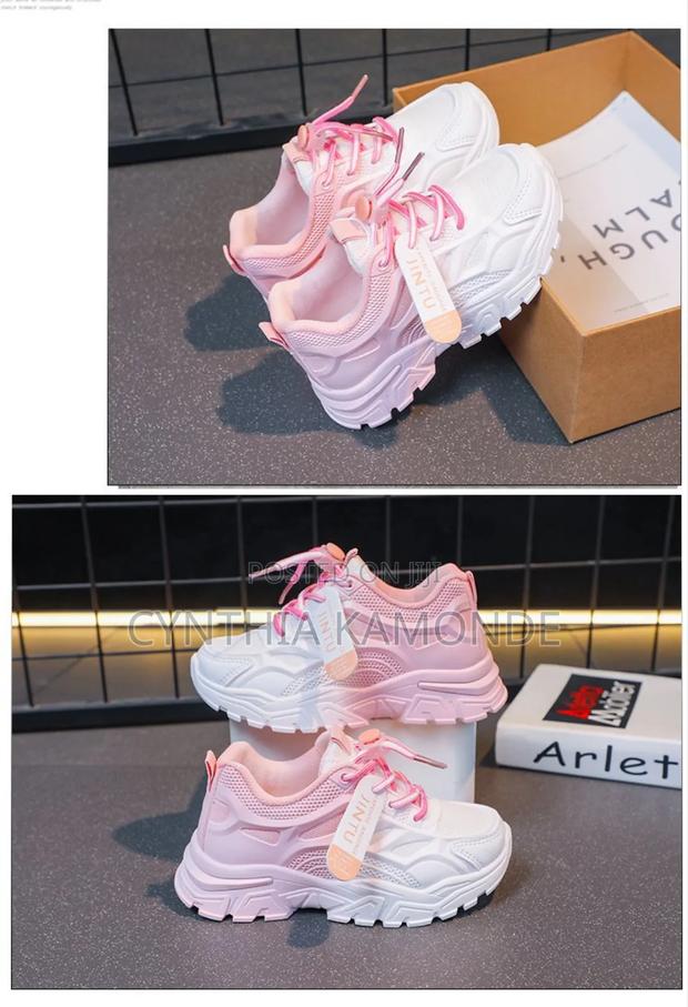 Blue White Pink All Colors Available Fancy Kids Sneakers