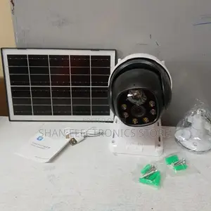 At 3g4g Lte Outdoor Pan Tilt Solar CCTV Camera With Sim Card