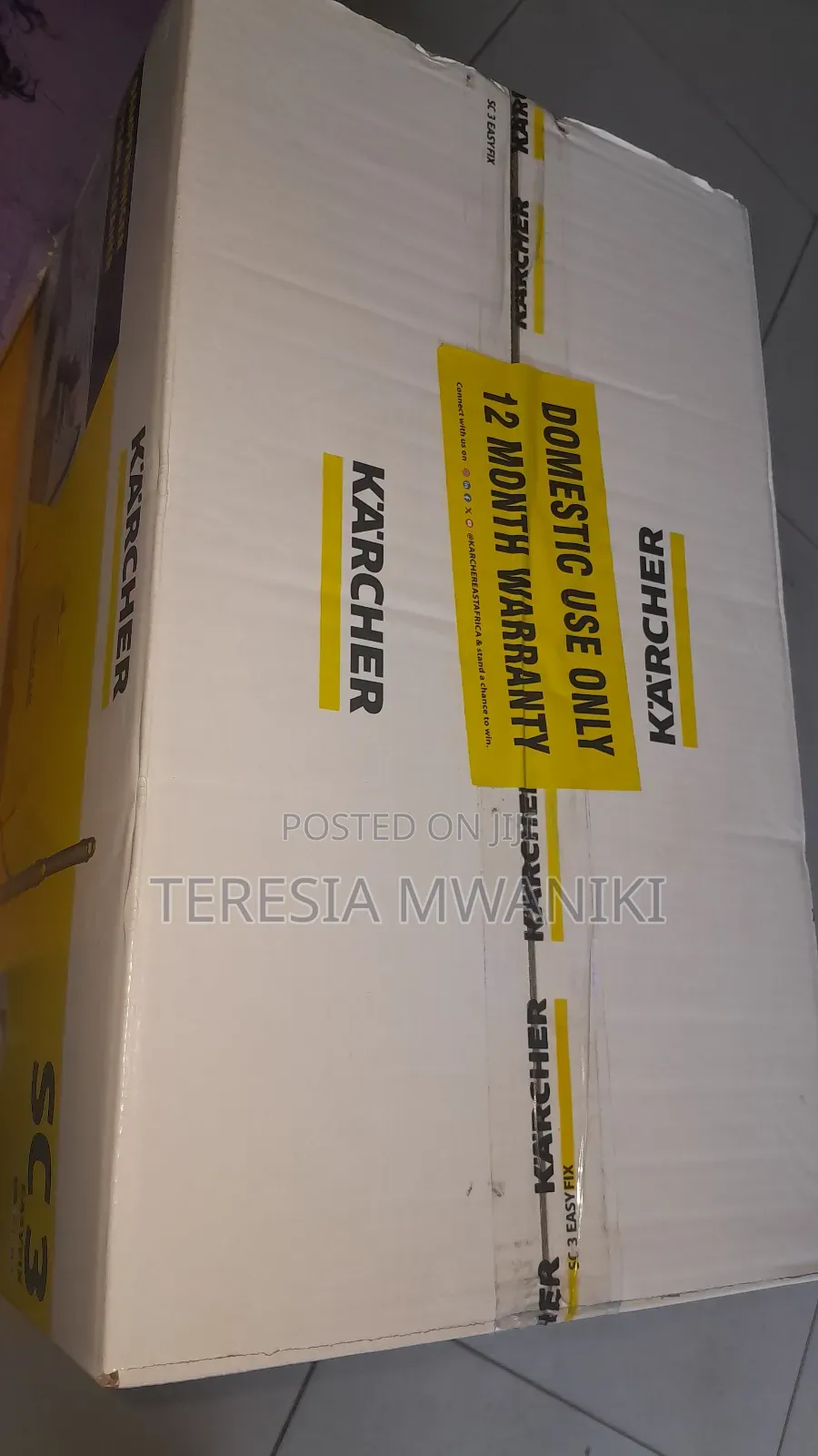 Karcher SC3 EASY FIX/Dumpfreiniger Steam Cleaner