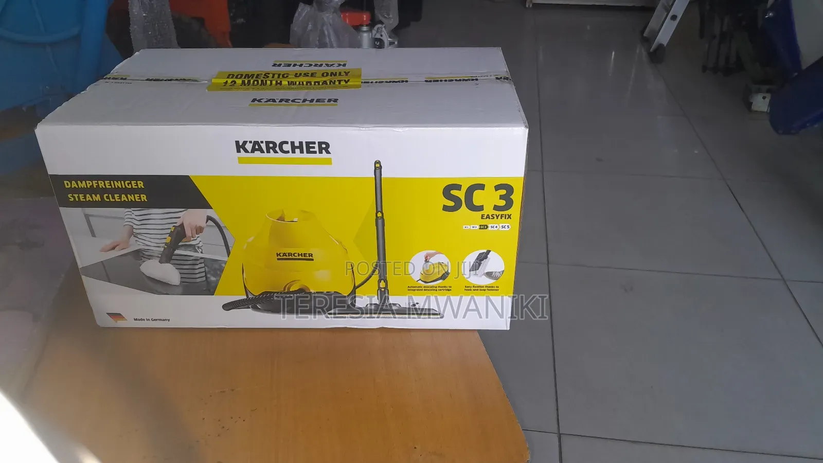 Karcher SC3 EASY FIX/Dumpfreiniger Steam Cleaner