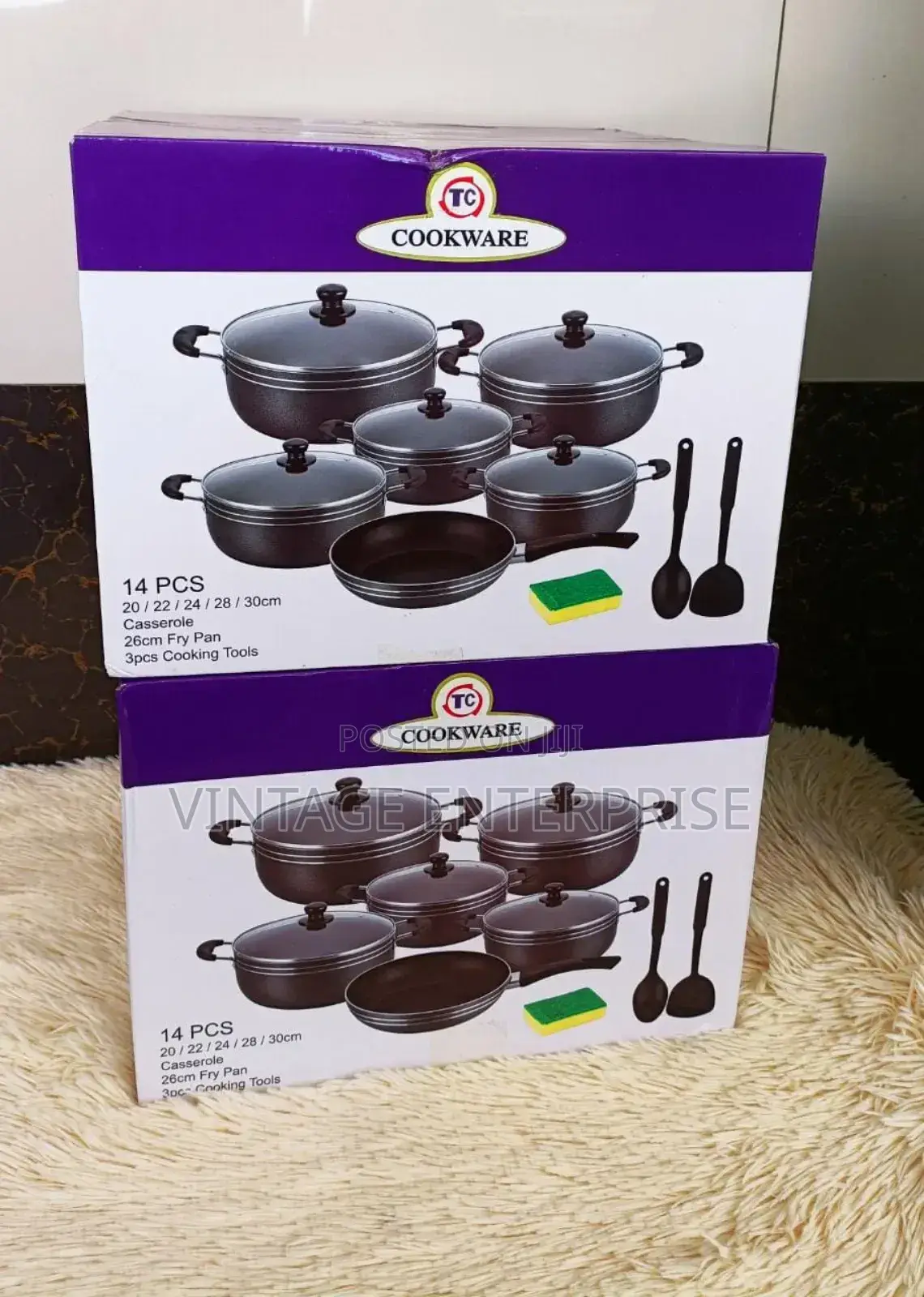 Tc 14pcs Nonstick Cookware Set