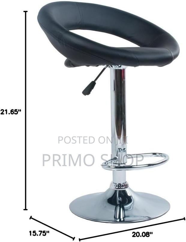 Height Adjustable Bar Stool - thumbnail 4