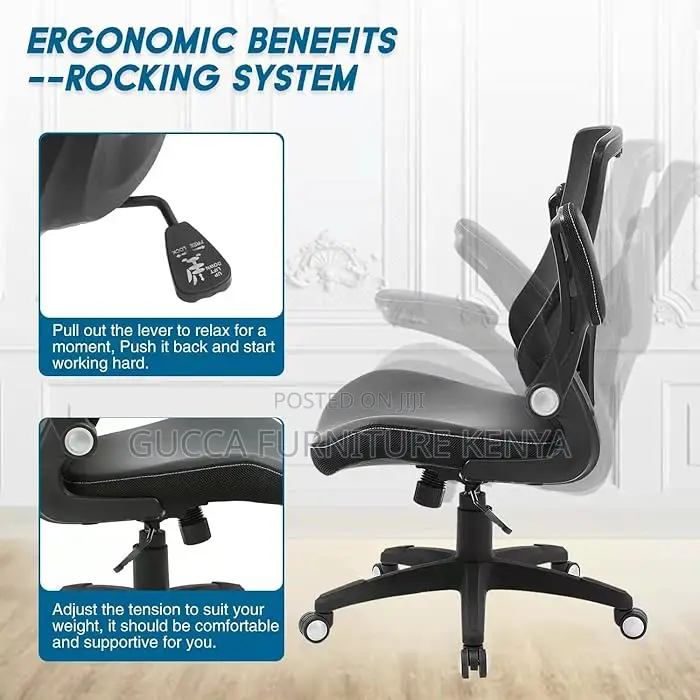 Office Chair: Mid-Back Orthopedic Executive Seat