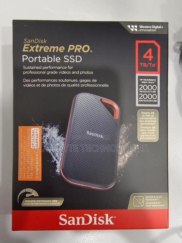 Sandisk Extreme PRO 4tb SSD^^4tb SSD - main view