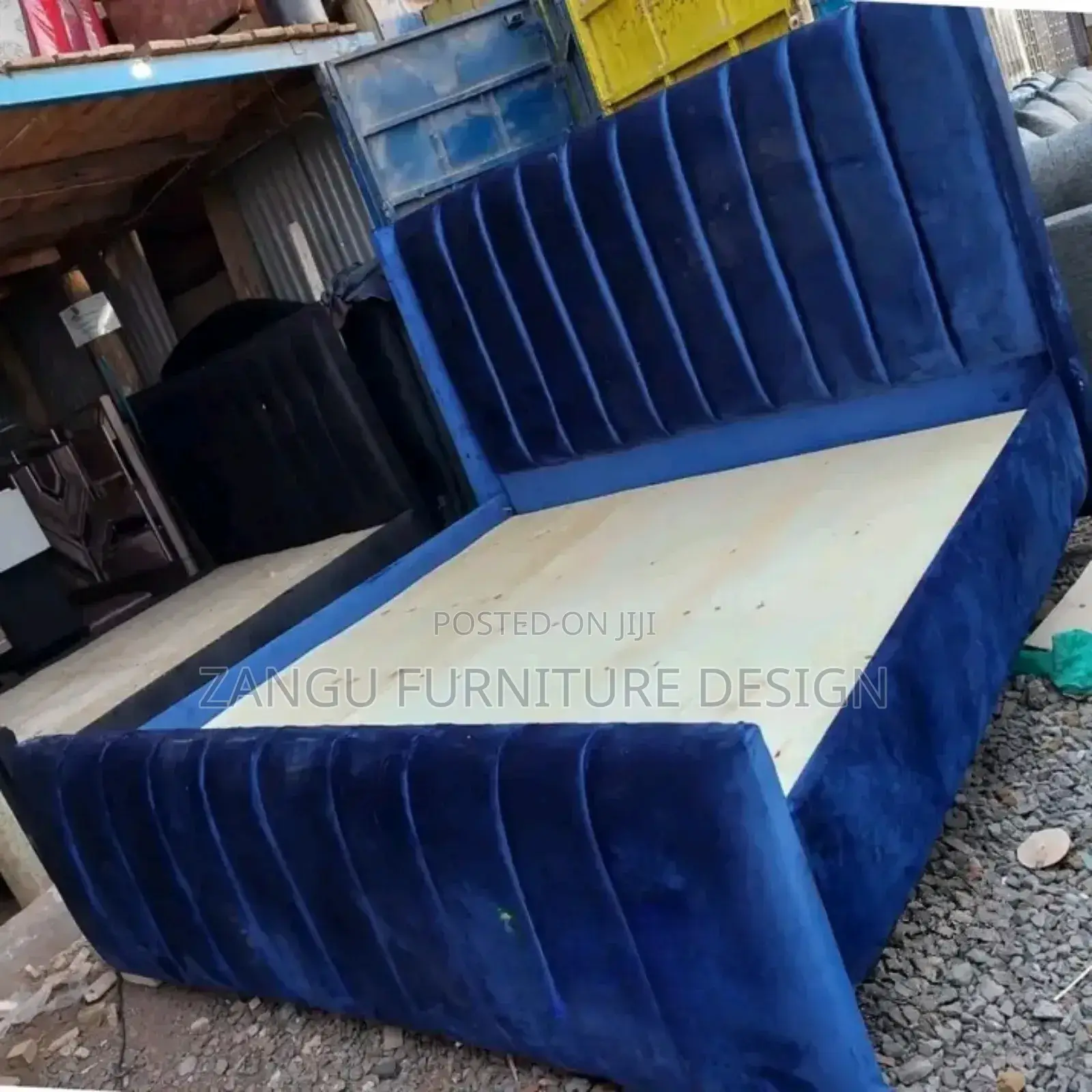 Blue Coloured Bed