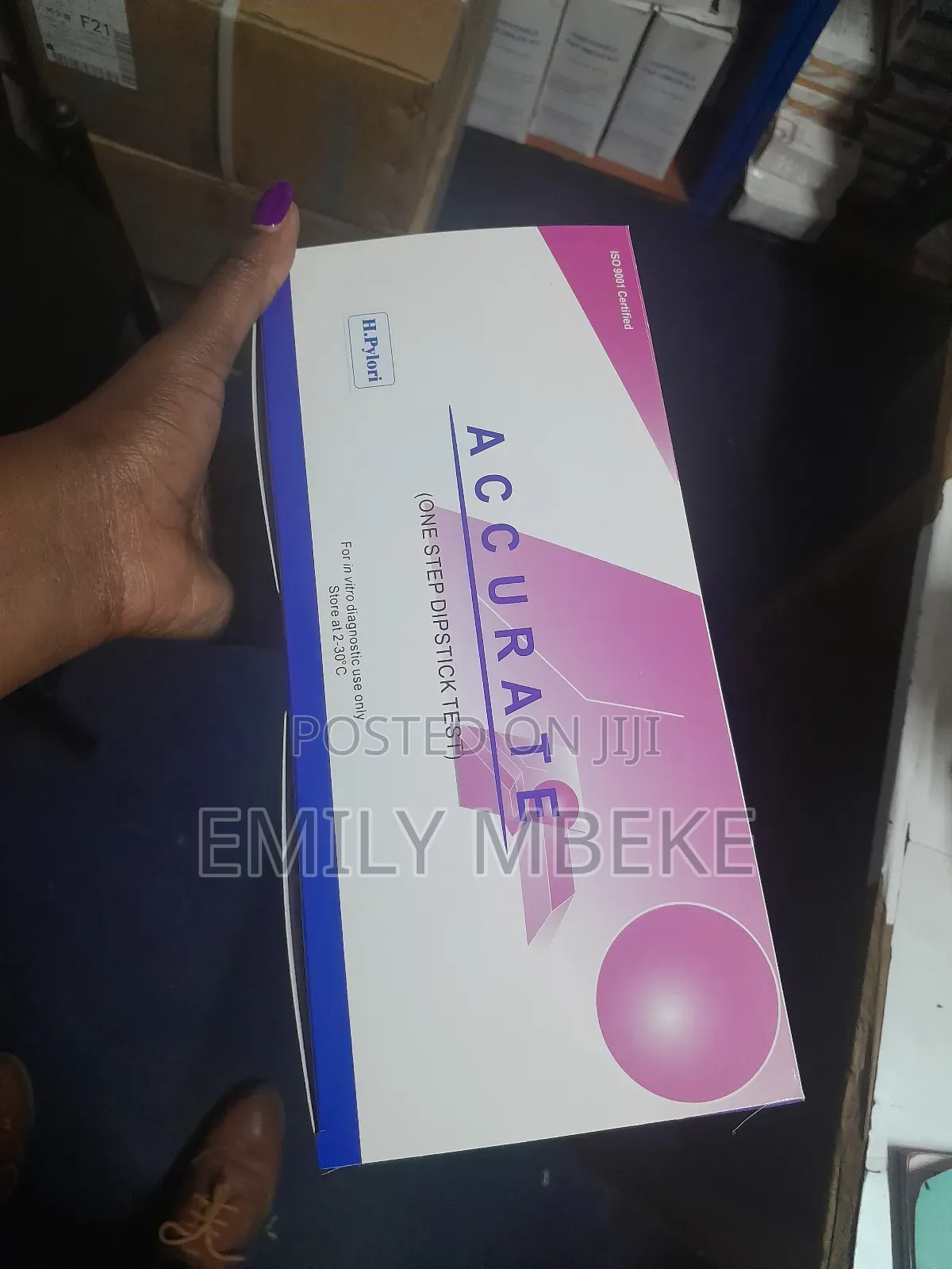 Accurate H.Pylori Antigen Test Cassette