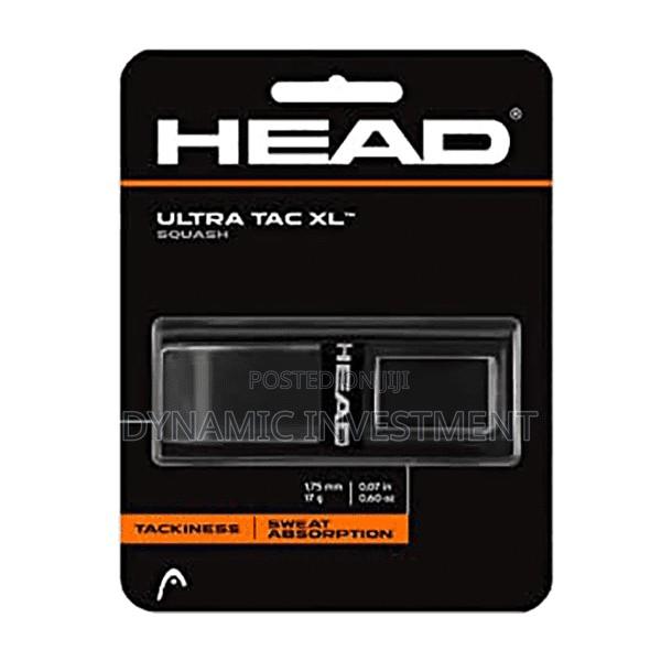 HEAD Ultratac XL Squash Grip (Replacement Grip – Black)