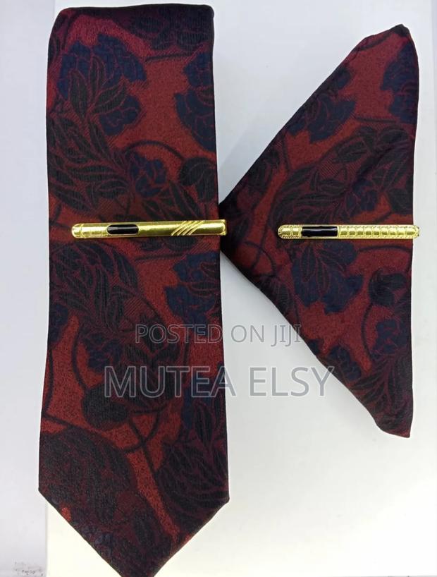 Black Vintage Executive Tie Sets - thumbnail 2