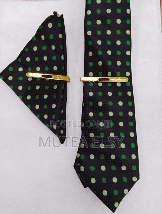 Black Vintage Executive Tie Sets - thumbnail 3