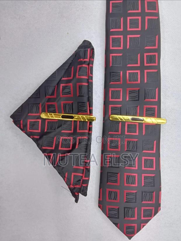 Black Vintage Executive Tie Sets - thumbnail 6