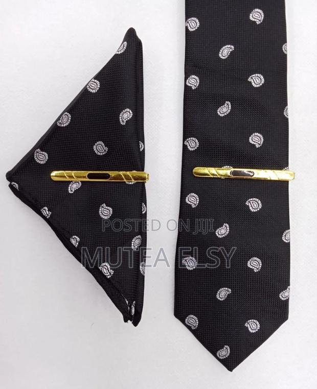 Black Vintage Executive Tie Sets - thumbnail 7