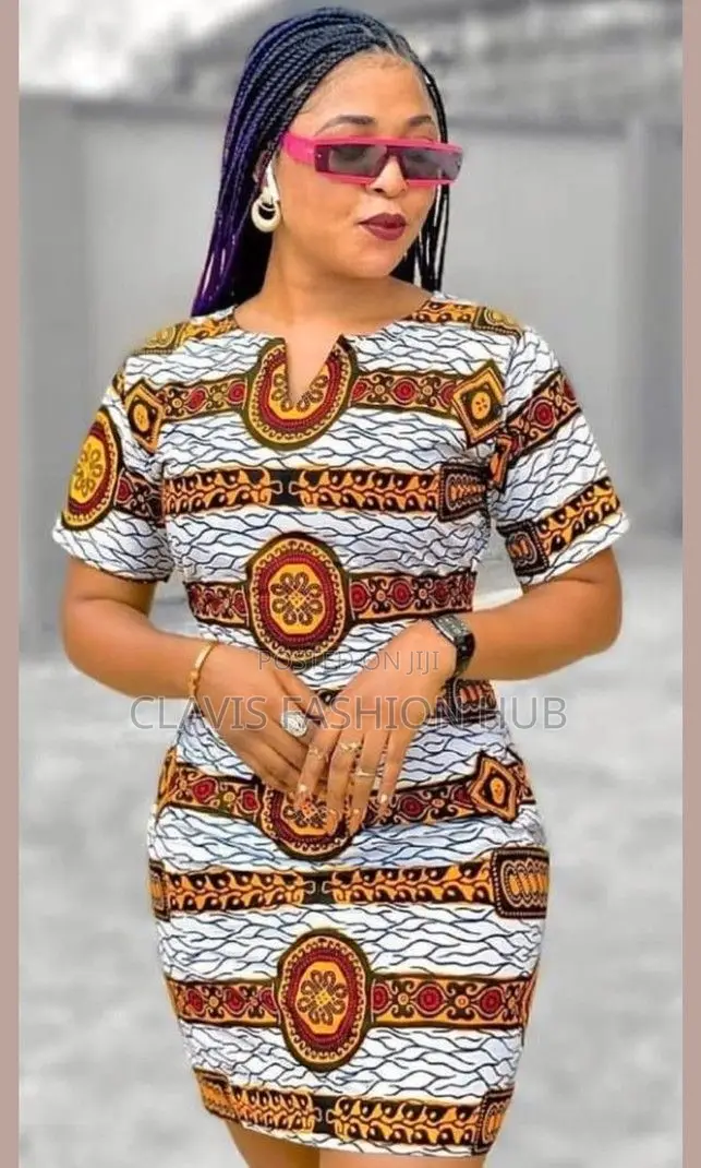 Kitenge Shift Dresses for Ladies in Nairobi