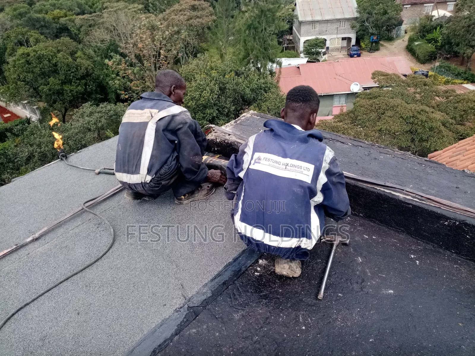 Roof Slab APP Membrane Fixing