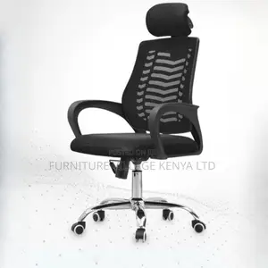 Office Chairs; High-Back Executive Headrest Mesh Seat