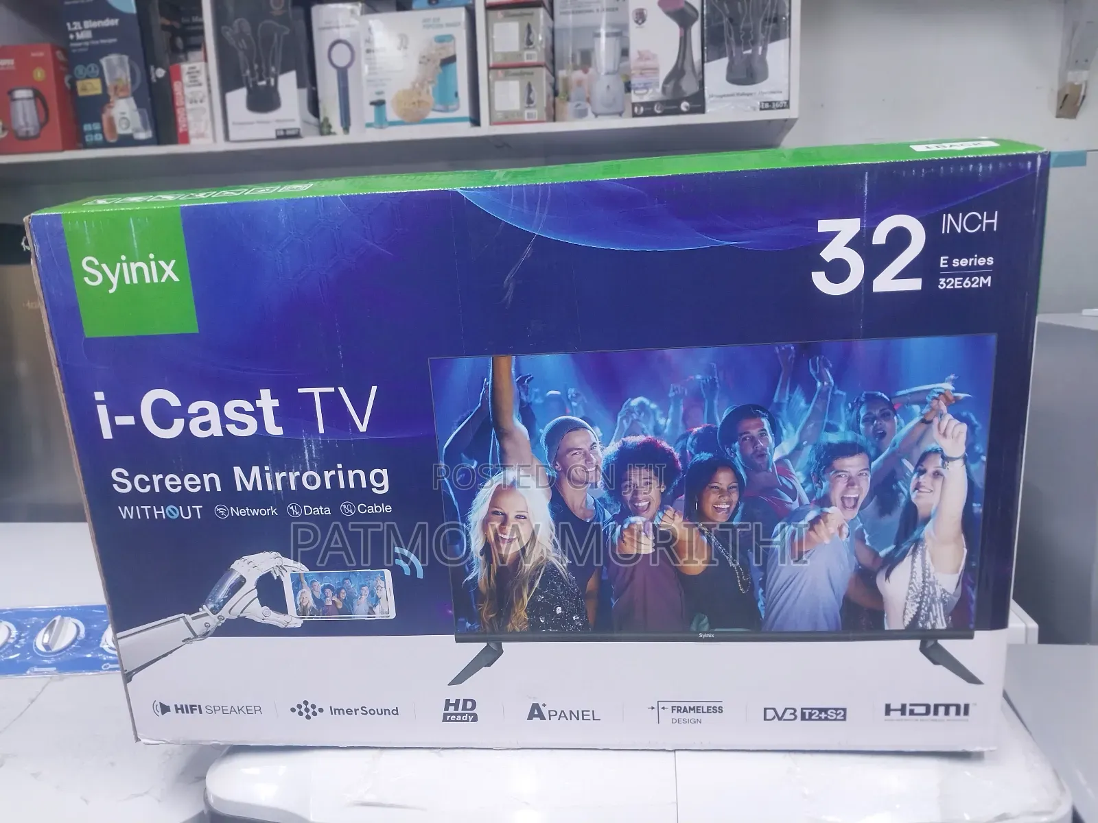 Syinix Digital Tv 32inch, Free to Air , Satellite Port