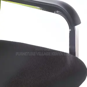 Fabric Upholstered Study Chair With Fixed Arms