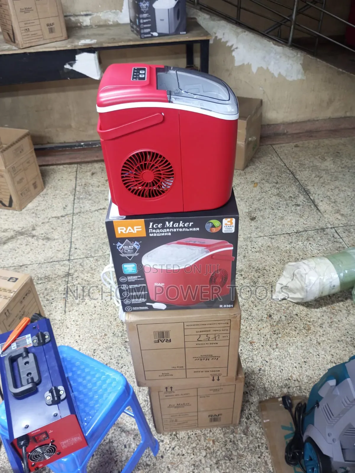 RAF Ice Cube Maker 12kgs
7litres