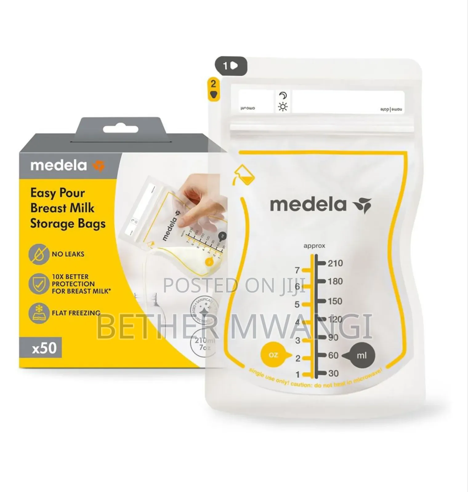 Medela Easy Pour Breastmilk Storage Bags in Kenya