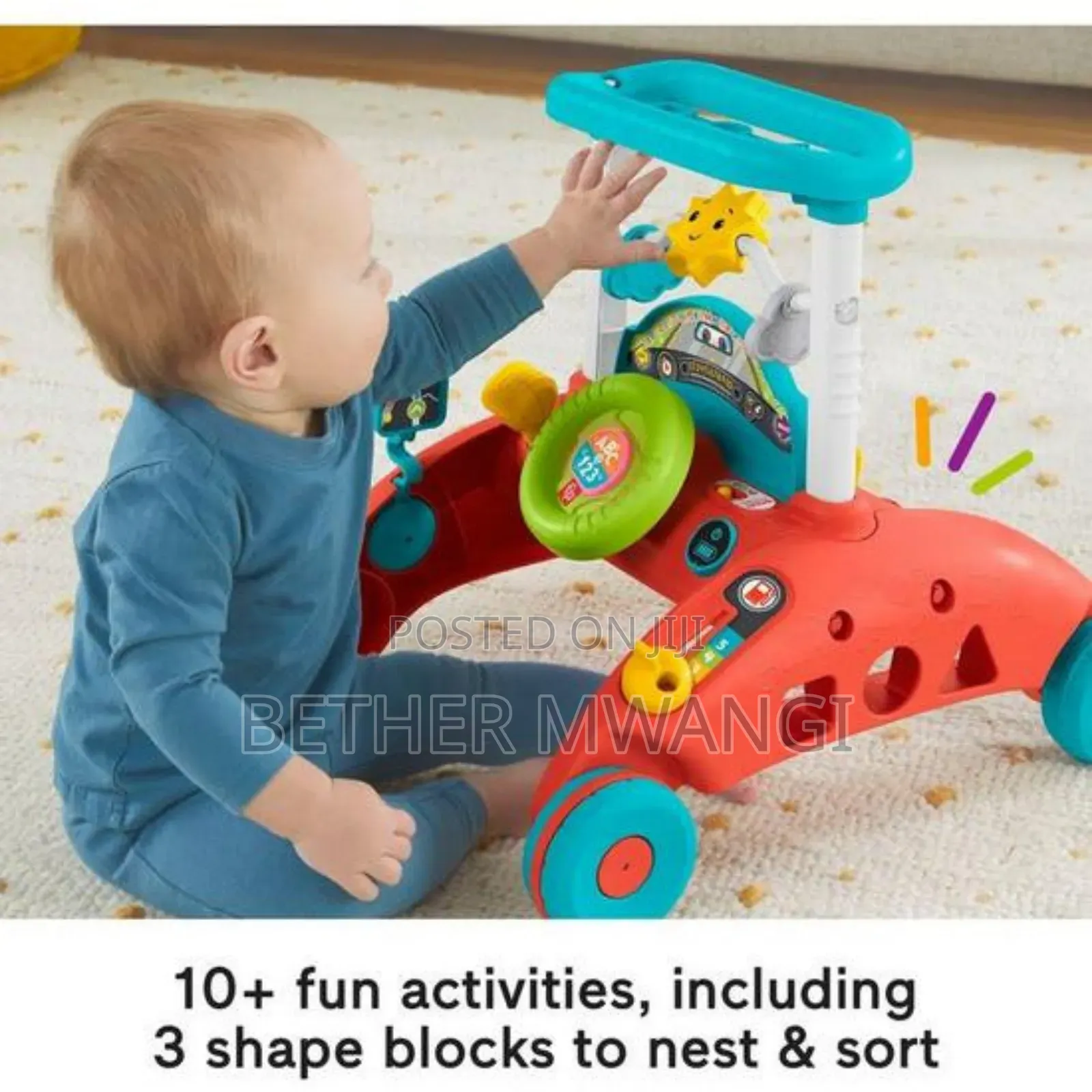 Fisher-price 2 Sided Steady Speed Multicolor Walker In Kenya