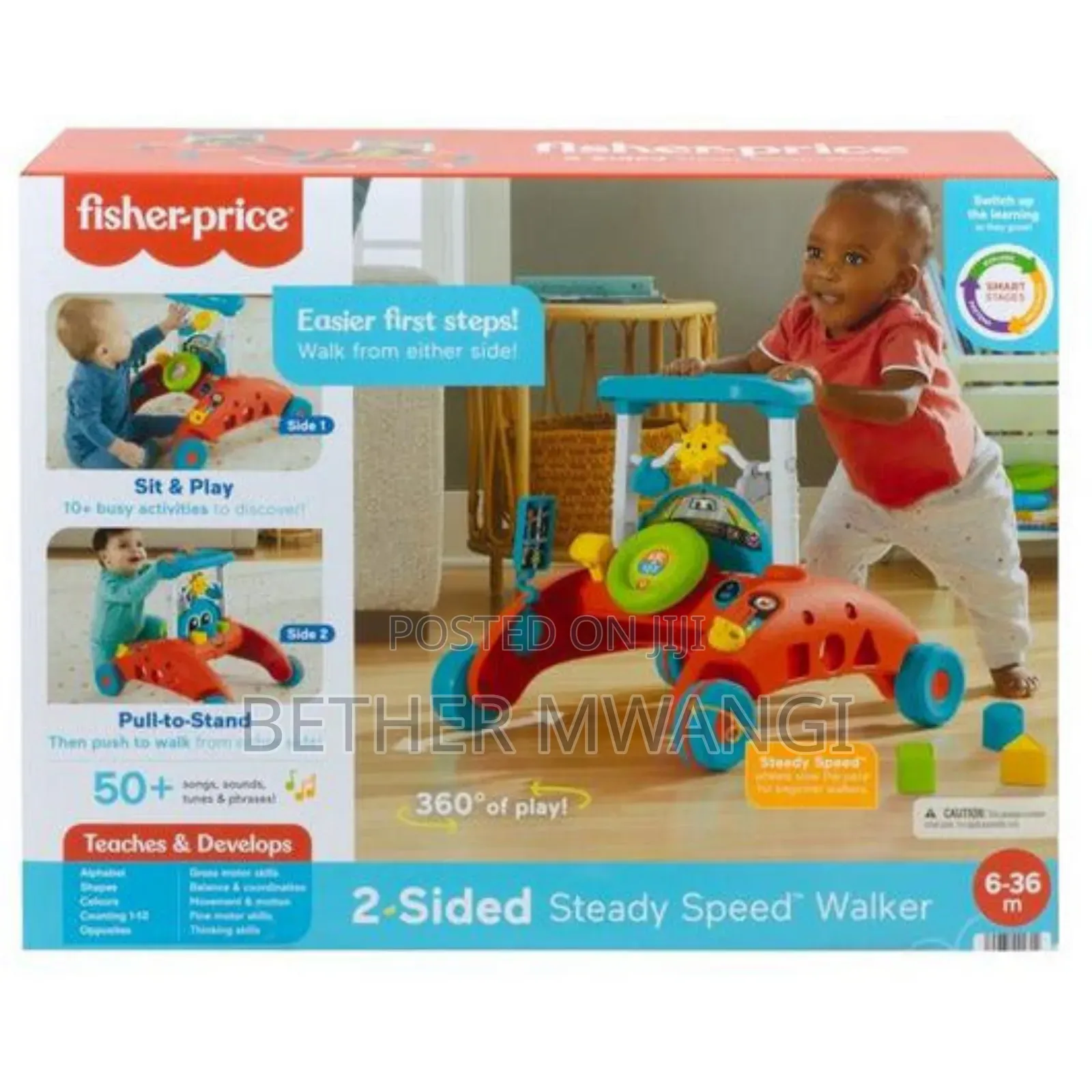 Fisher-price 2 Sided Steady Speed Multicolor Walker In Kenya