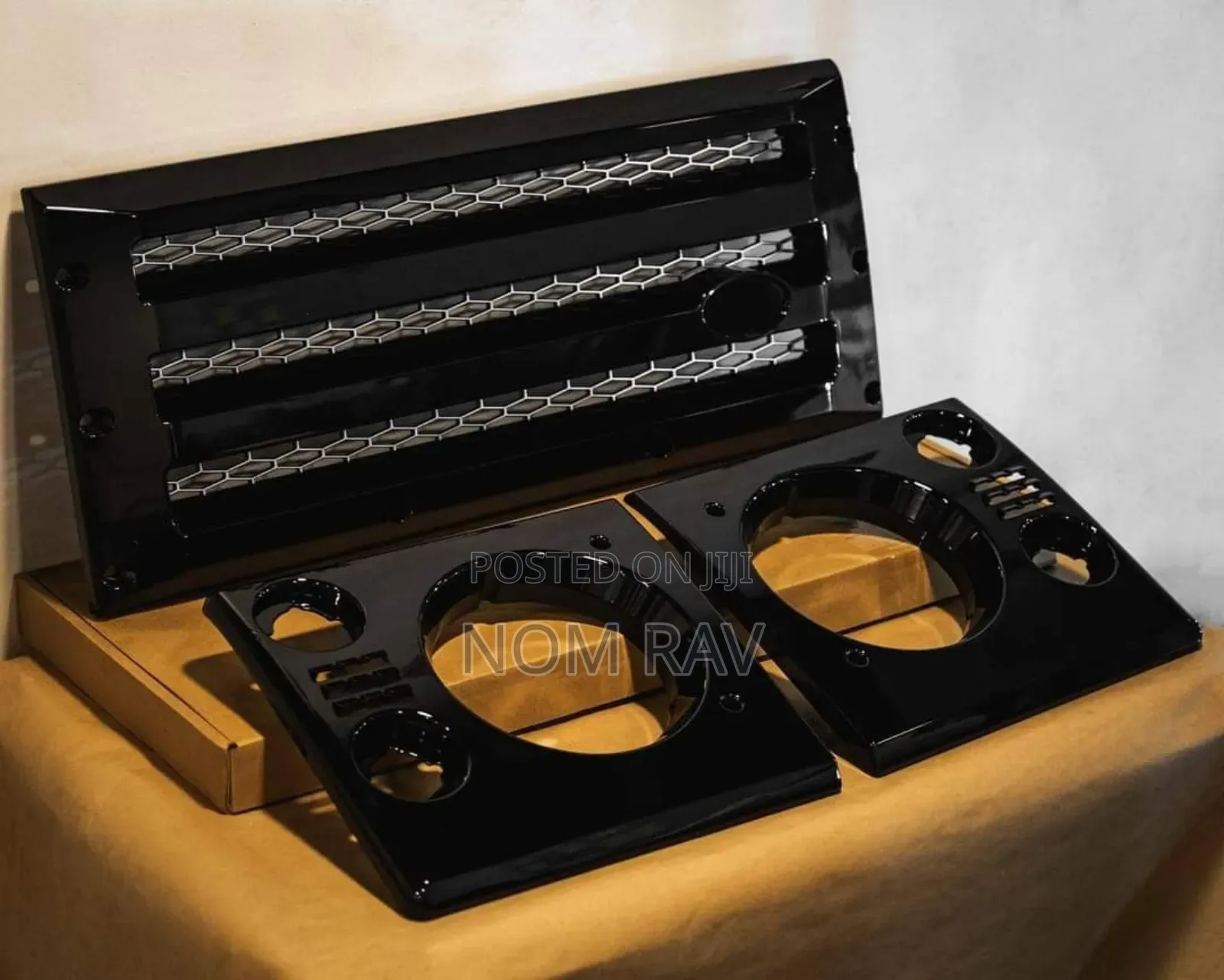 Land Rover Defender Xs Black Grille Headlamp Surround KIT