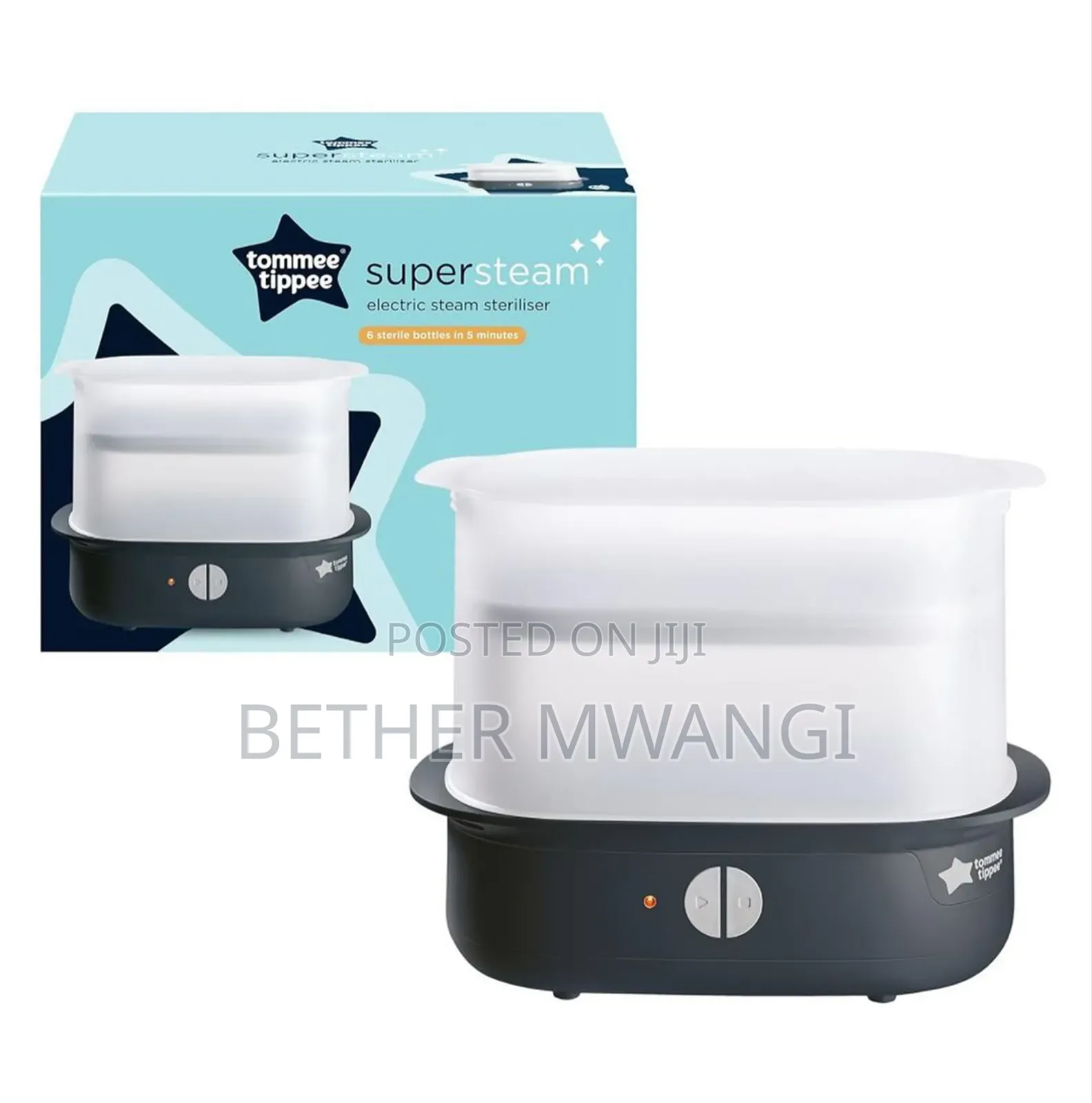 Tommee Tippee Super-Steam Advanced Electric Steriliser Set