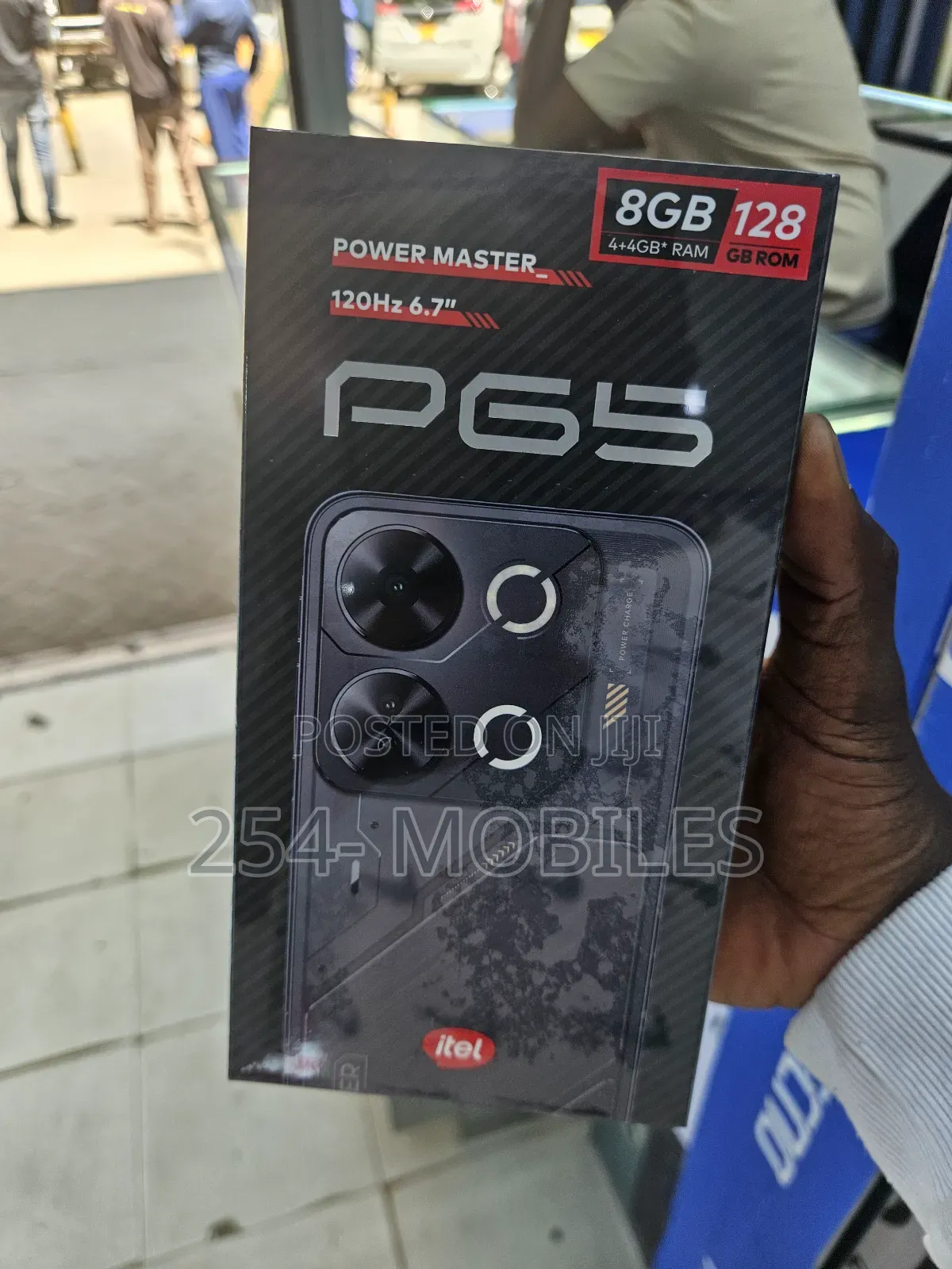 New Itel P65 128 GB Black