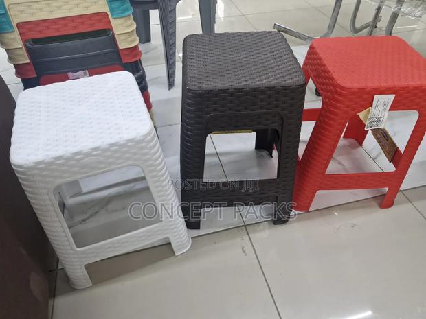 Kenpoly Multi Bamboo Plastic Stools. - main view