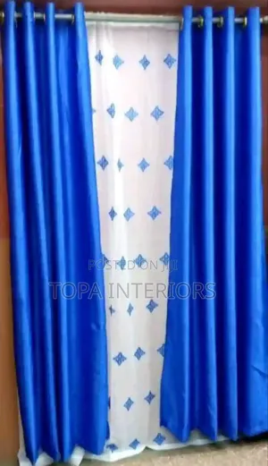 Eyelets Blue Window Curtains Eyelets Blue Window Curtains