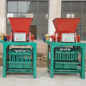 Hollow Solid Cement Brick Molding With Hopper
