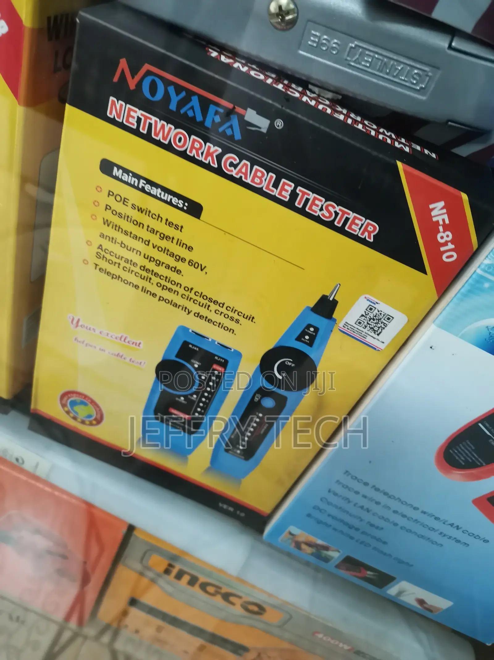 NF-810 Network Cable Tester Kit for RJ11 RJ45 CAT5