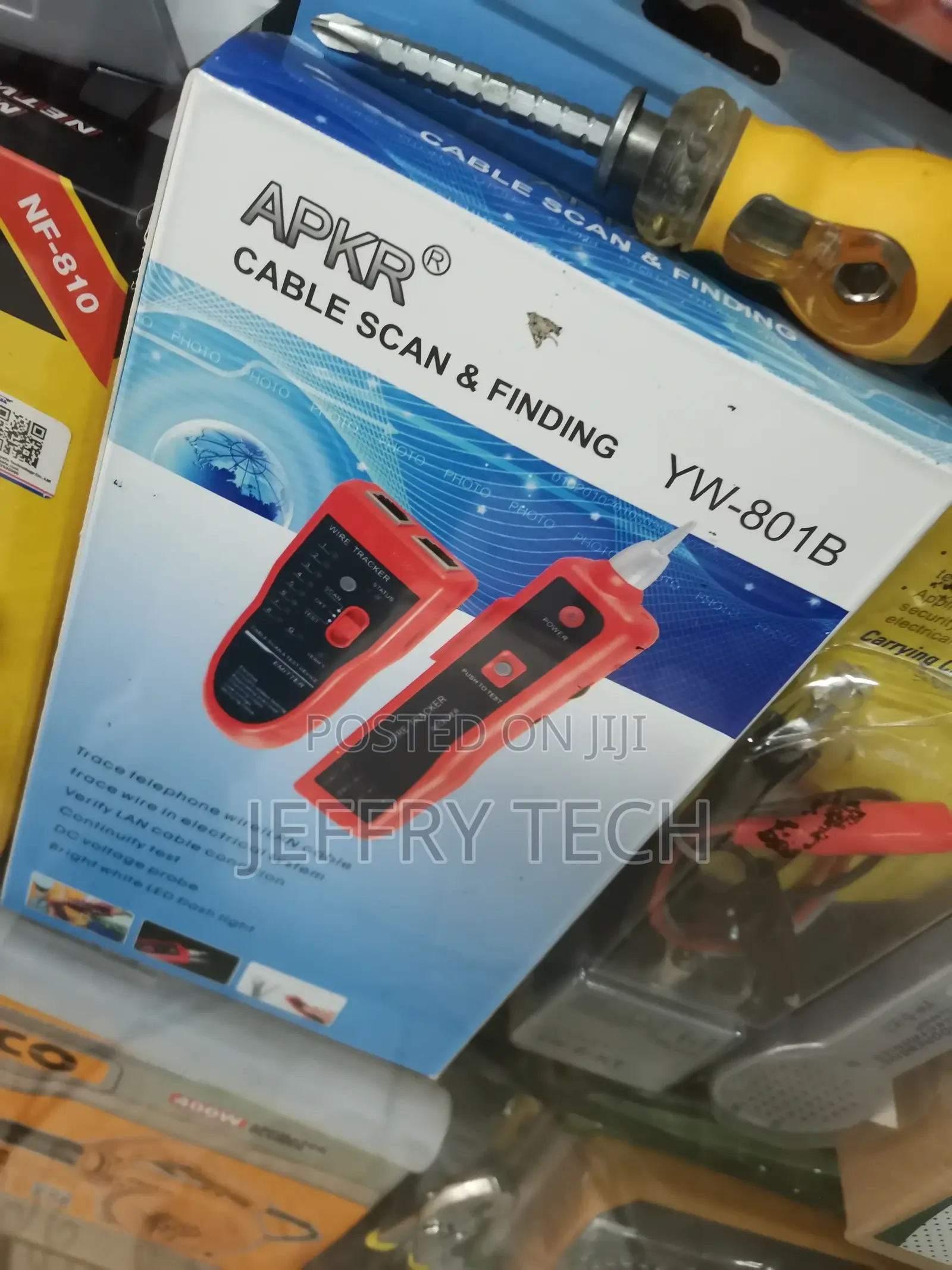 RJ11 / RJ45 LAN Network Cable Tester Detector Line Finder