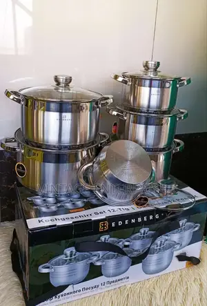 Edenberg Stainless Steel Cookware Set