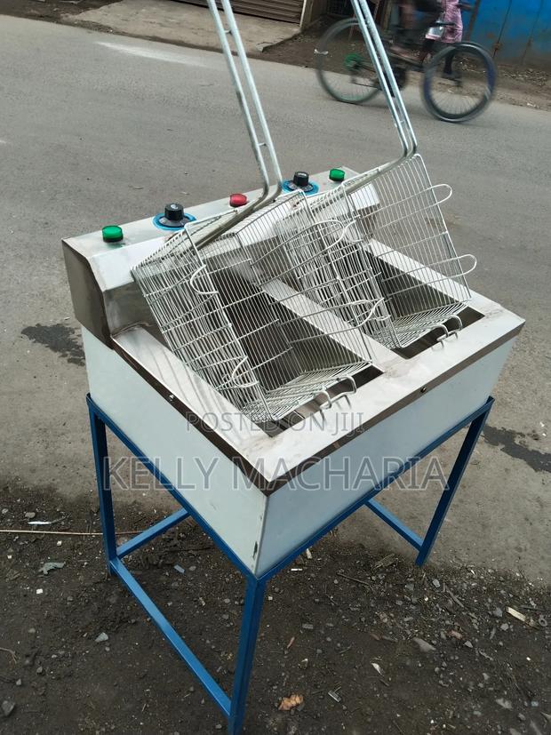 Double Chips Fryers With Stand - thumbnail 5