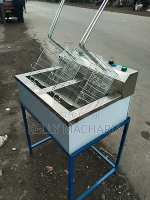 Double Chips Fryers With Stand
