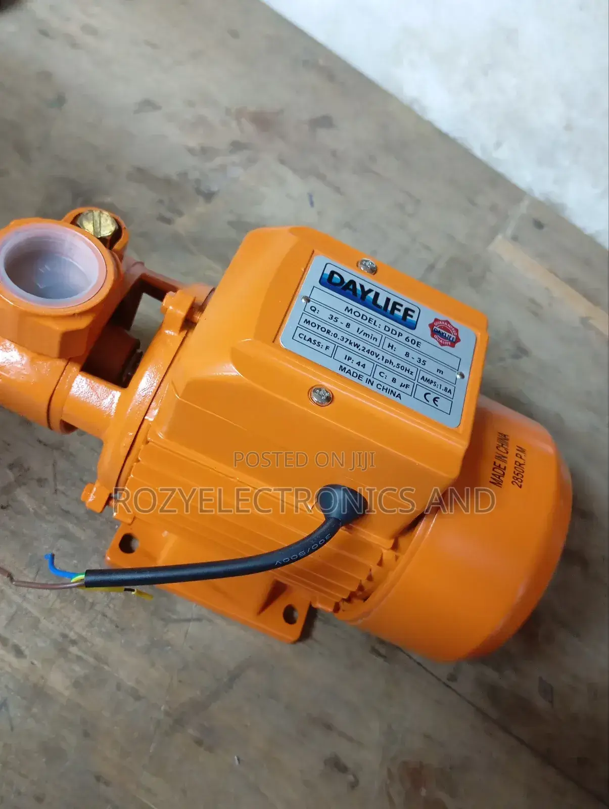 Dayliff Water Pump/Booster Pump 0.5hp