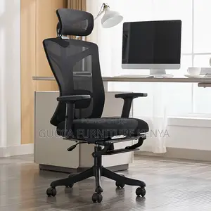 Office Chair: Reclining Ergonomic Mesh Office Chair
