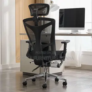 Office Chair: Reclining Ergonomic Mesh Office Chair
