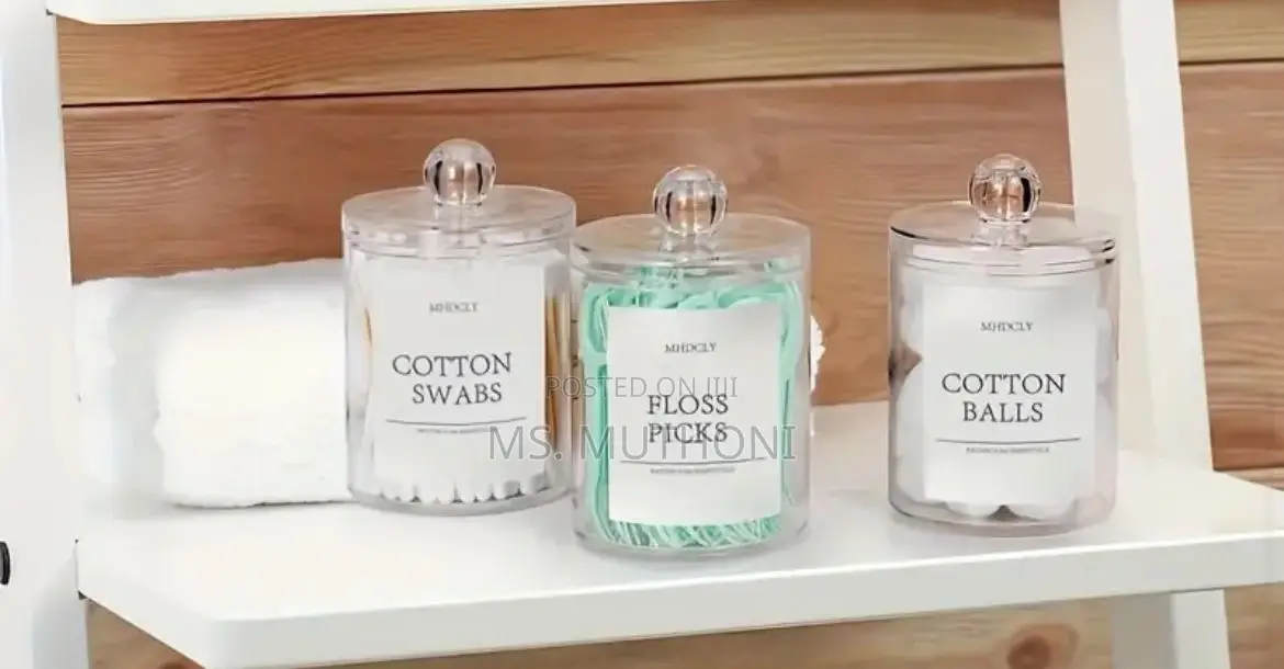 A Pair Versatile Acrylic Bathroom Organizer