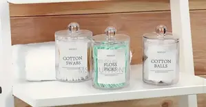 A Pair Versatile Acrylic Bathroom Organizer