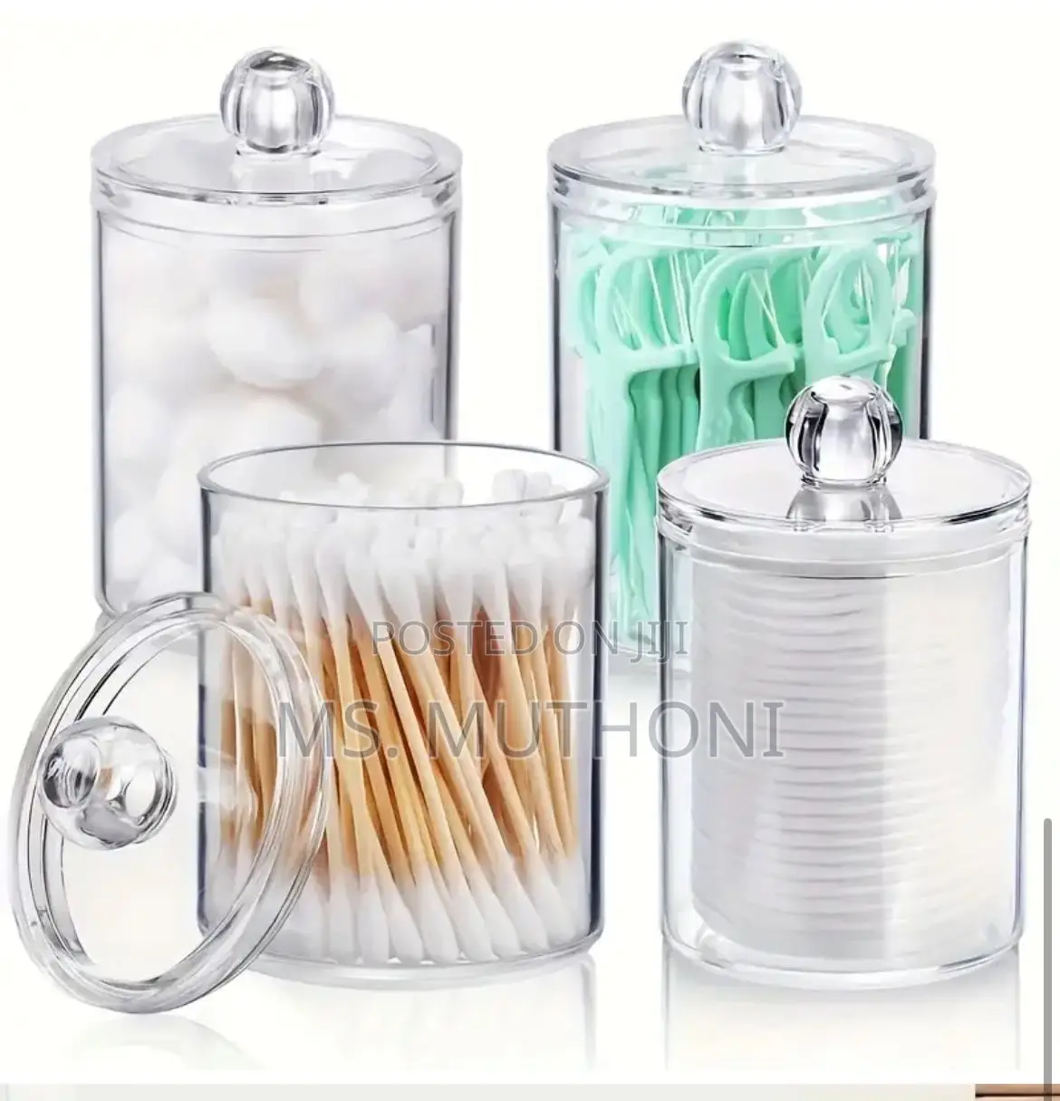 A Pair Versatile Acrylic Bathroom Organizer