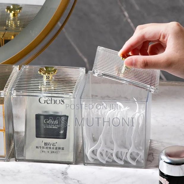 A Pair Multifunction Makeup Cotton Pad Storage - main view