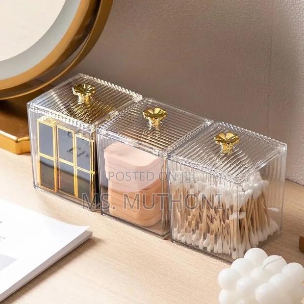 A Pair Multifunction Makeup Cotton Pad Storage - thumbnail 2