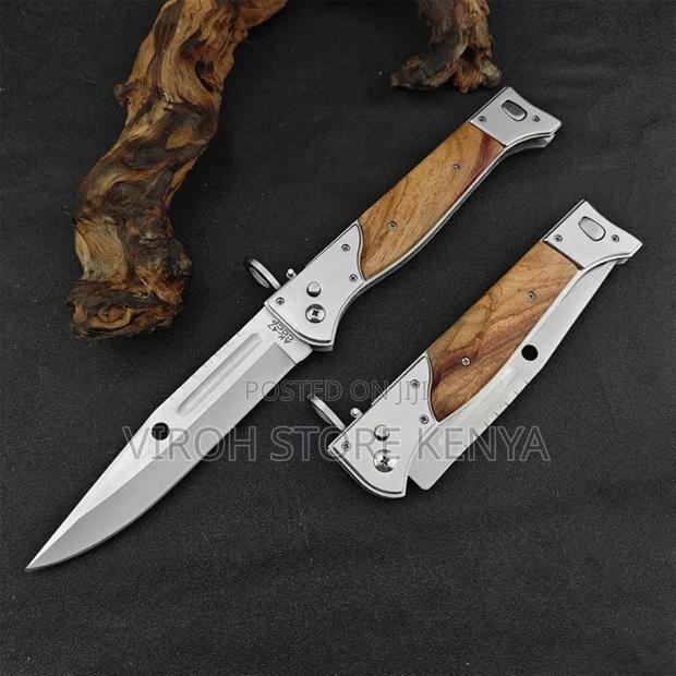 Ak47 CCCP Pocket Knife Folding Knife for Camping - main view